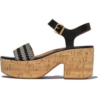 FitFlop FitFlop Platforms V-Weave læder Sandaler med hæl