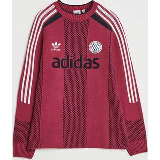 ADICOLOR BLOKECORE LANGÆRMET LETVÆGTS PULLOVER UNISEX - Legacy Burgundy