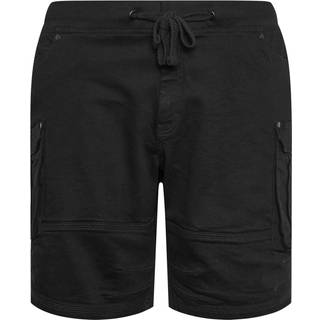 BadRhino Big & Tall BadRhino Big & Tall Black Elasticated Cargo Denim Shorts - xxxxlarge