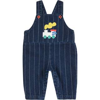 Bobo Choses Bobo Choo Choo Dungaree I Denim Midnight Blue  Midnight Blue 18 Months  Blå  18 måneder  Unisex