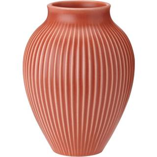 Knabstrup Vase - Ripple Coral - 27 cm