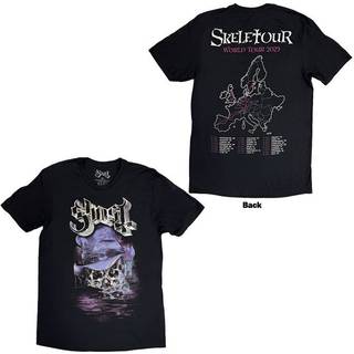 Ghost Skjorte Skeletour Admat '25 Tour Dates Unisex Black L