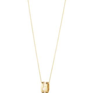 Fusion Vedhæng, Georg Jensen, 18 kt. guld / Creme HyCeram