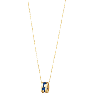 Fusion Vedhæng, Georg Jensen, 18 kt. guld / Blå HyCeram