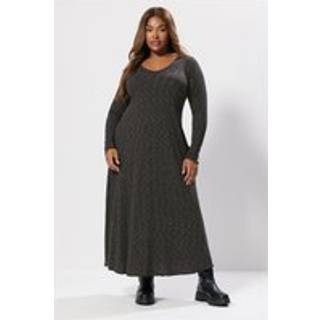 Yours Curve Yours Curve Grey Plunge Maxi Dress - 44