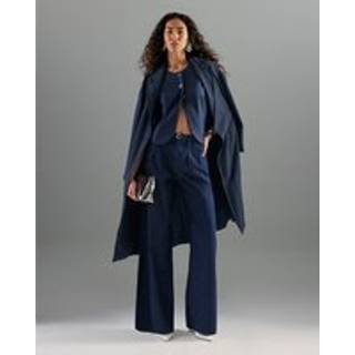 River Island River Island Blue Wide Leg Tie Front Jeans