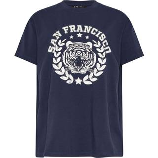 Lts Tall Navy Blue Cotton 'San Francisco' Slogan Tshirt Size 18
