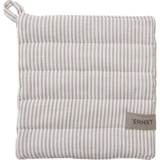 ERNST Ernst grydelap stribet 23x25 cm Beige-hvid stribe