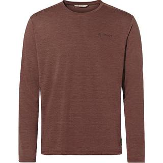 Vaude Rosemoor L/S T-Shirt III Longsleeve Herrer størrelse XXL farve brun