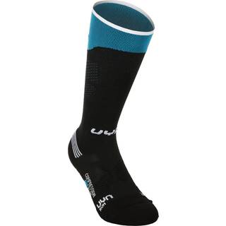 UYN Compression One Running Socks Women - Black, Turquoise, Size 39 - 40 - black