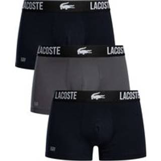 Lacoste Underwear 3 Pack Boxer Trunks Navy