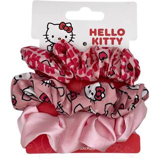 HELLO KITTY - Hair Accessories "Scrunchies" 3x