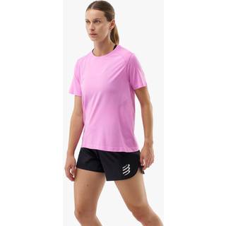 Compressport Women's Performance S/S T-Shirt Løbeshirt Damer størrelse S farve pink
