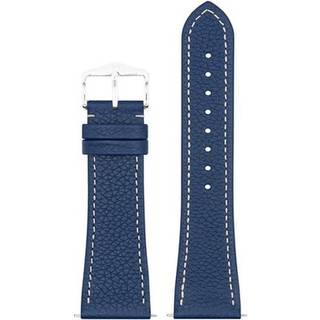 Hirsch 01802180-2-20 Uhren-Armband Bologna M 20 mm Leder Blau