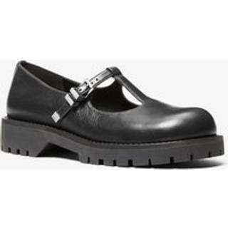 MK Darrington Leather Mary Jane Loafer - Black - Michael Kors - EU 41