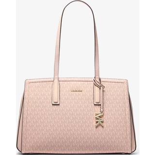 MK Laila Medium Signature Logo Tote Bag - Pink - Michael Kors - ONE SIZE