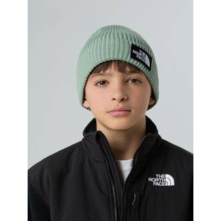 The North Face Kids' TNF Logo Box Cuffed Beanie Slate Moss, OneSize