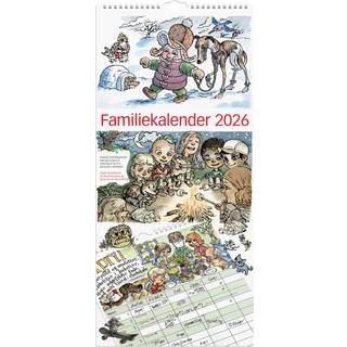 Mayland 2026 Familiekalender m. ill., 6 kol.