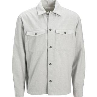 Jack & Jones Perfect Melange Overshirt Light Grey Melange