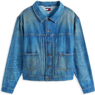 Back Embroidery Denim Trucker Jacket