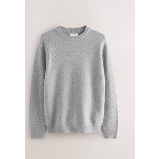 Next Strikket trøje med rund hals og tekstur i normal pasform