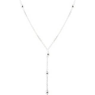 LUNELLA BALL Y-NECKLACE | SILVER