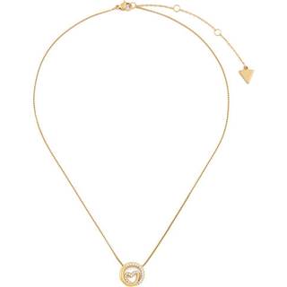 Guess JUBN05526JWYGT/U Damen-Kette Wrapped Heart Goldfarben