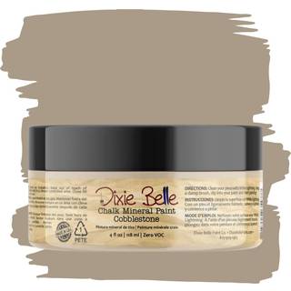 Dixie Belle Paint Company Chalk Finish Furniture Paint | Cobblestone (4oz) | Matt väderbitna sten chic krit mineralfärg | DIY möbler färg