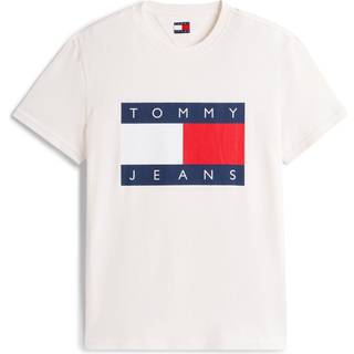 Tommy Jeans Flag T Shirt White