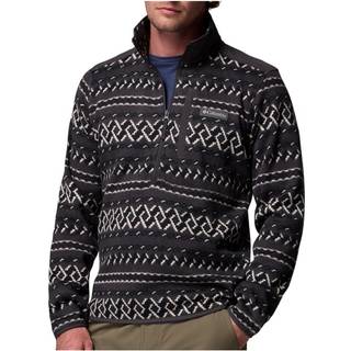 Columbia Sweater Weather Printed Half Zip II Fleecesweatere Herrer størrelse L farve sort/grå