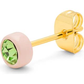 Gala Ørering, Olivine Silk Light Pink