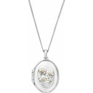 Nature's Wonder Sterling Silver Forget-Me-Not Locket