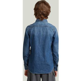 Boys Dakota Slim Shirt - Dark blue - boys