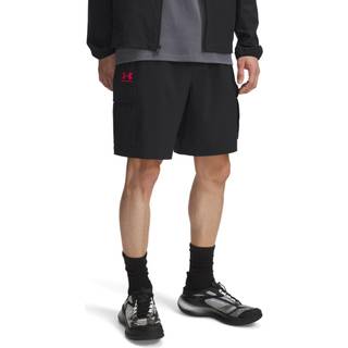 Under Armour Vibe Woven Men's 8" Cargo Shorts Black / Racer Red XL