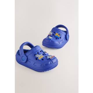 Next Blue Animal Warm Lined Slipper Clogs