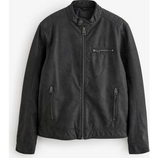 Next Black Faux Leather Biker Jacket