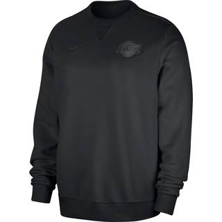 Los Angeles Lakers Standard Issue Nike Dri-FIT NBA-sweatshirt med rund hals til mænd - sort
