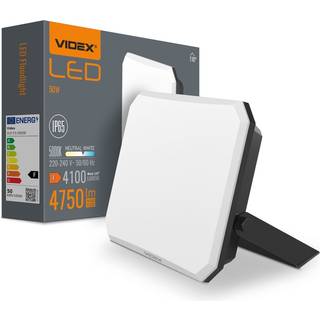 Flood spotlys 50W - LED, 5000K, 230V, 4100lm - Kulør : Neutral