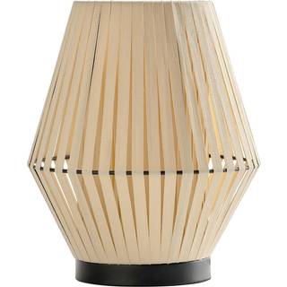 OSRAM Bordlampe Decor Stripes, Creme/amber, Stue/spisestue, Tekstil/stof/silke