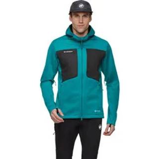 Mammut Ultimate VIII Softshell Hooded Jacket Softshelljakke Herrer størrelse S farve turkis