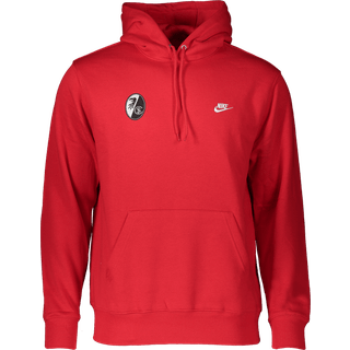 Sweatshirt med hætte Nike SC Freiburg Club Hoody 6scffn3859-657 Størrelse M