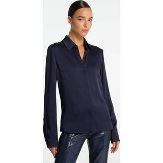 MK Hansen Charmeuse Shirt - Blue - Michael Kors - EU38