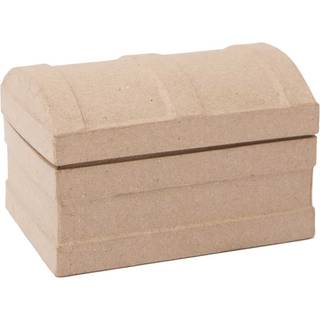 Pappmaché Schatztruhe 13x8x9,5cm