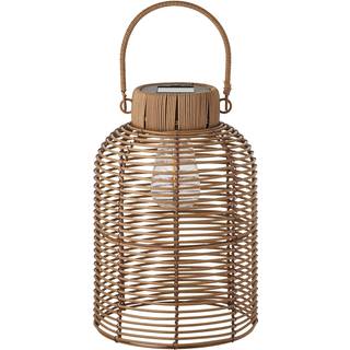 Brentford lampe med natur skærm og integreret solceller