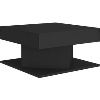 Sofabord 57X57X30 Cm Konstrueret Træ - Sort