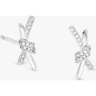 Simply Silver Simply Silver polerede og pavede kærlighedsknude ørestikker