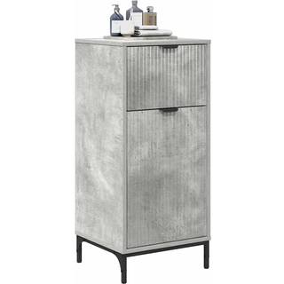 Badeværelsesskab med skuffe med dør Beton Grå 39,5 x 36 x 88 cm