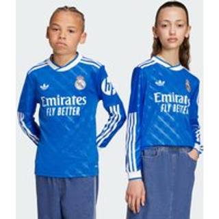 Real Madrid 25/26 langærmet tredjetrøje til børn - Blue Bird - 164