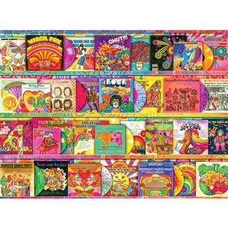 Buffalo Games - Aimee Stewart - Retro -albumomslag - 1000 stycken Jigsaw -pussel för vuxna -Challenging Puzzle Perfekt för spelkvällar - Färdig s