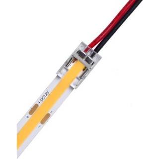 Lavprofil startstik til LED strip - 8mm, COB, enkeltfarvet, IP20, 5V-24V